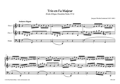 DL: J.-N. Lemmens: Trio F-Dur aus: 