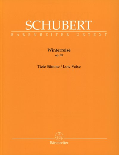 F. Schubert - Winterreise op. 89 D 911 – Low Voice