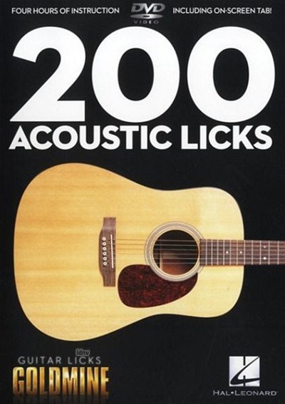 200 Acoustic Licks, Git (DVD)