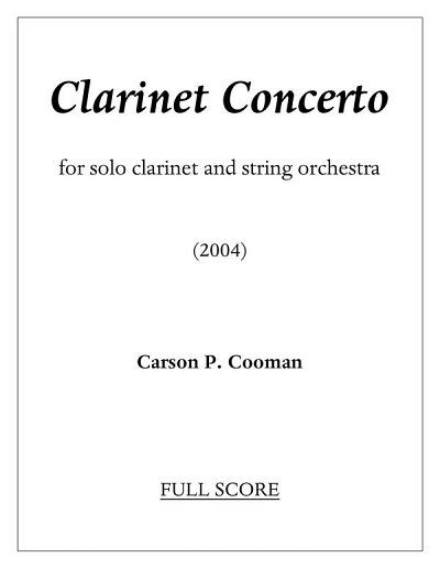 C. Cooman: Clarinet Concerto, Klar