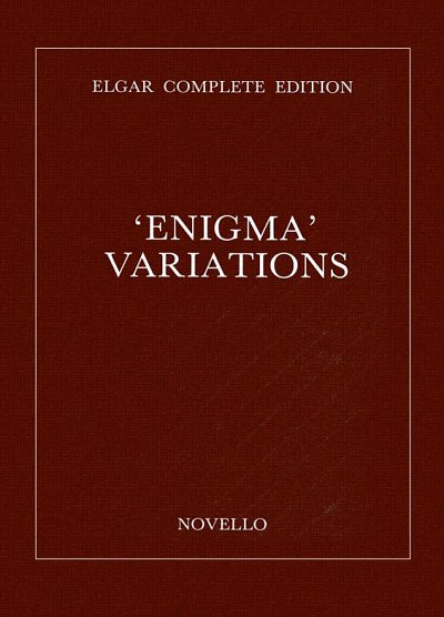 E. Elgar: Enigma Variations Complete Edition , Sinfo (Part.)