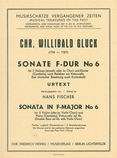 C.W. Gluck: Sonate 6 F-Dur