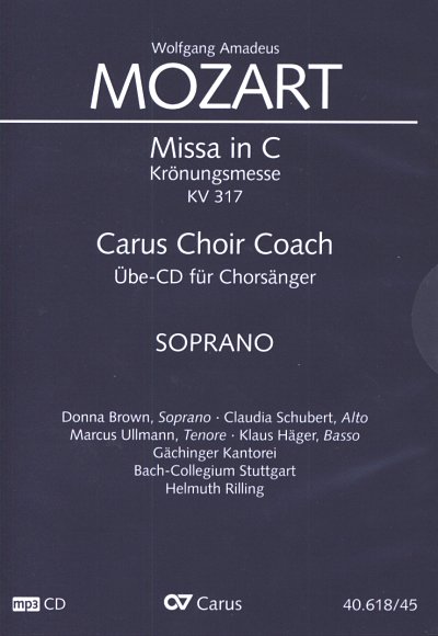 W.A. Mozart: Missa in C KV 317 - Ca, 4GesGchOrch (CD Sopran)
