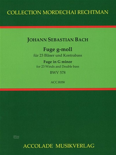 J.S. Bach: Fuge G-Moll Bwv 578, Blaso (Pa+St)