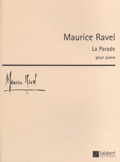 M. Ravel: La Parade, Klav (Part.)