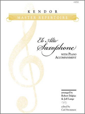Kendor Master Repertoire - Alto Saxophone, ASaxKlav