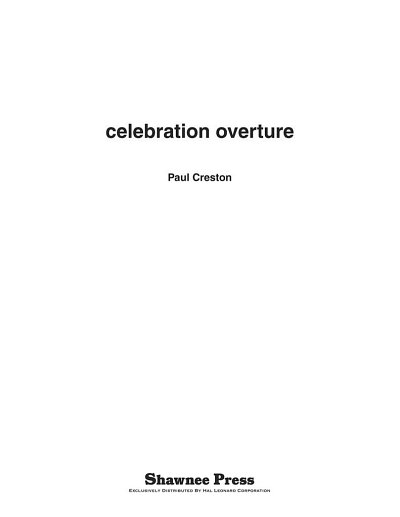 Celebration Overture, Blaso (Pa+St)