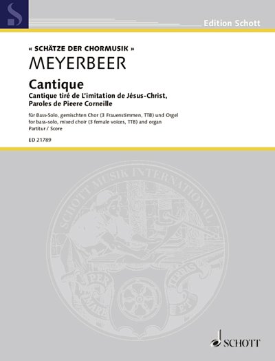 DL: G. Meyerbeer: Cantique (Part.)