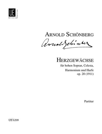 A. Schönberg: Herzgewächse op. 20  (Part.)
