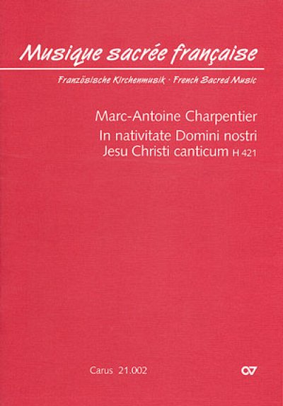 M.-A. Charpentier: In nativitatem Domini canticum, Org (Org)