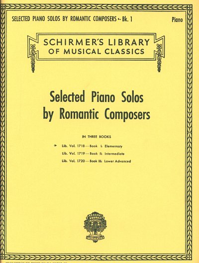 Selected Piano Solos by Romantic Composers, Klav