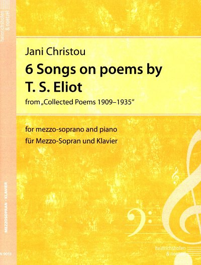 Christou Jani: 6 Songs On Poems By T S Eliot