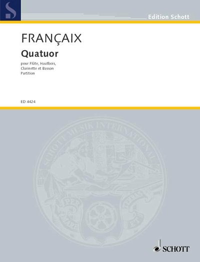DL: J. Françaix: Quartett (Stp)