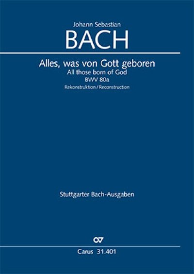 J.S. Bach: Alles, was von Gott geboren BW, 4GesGchOrch (Vla)