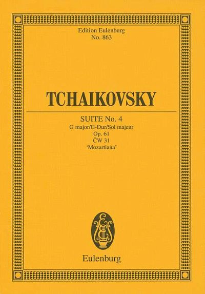 DL: P.I. Tschaikowsky: Suite Nr. 4 G-Dur, Orch (Stp)