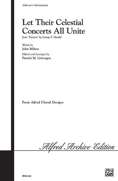 G.F. Händel: Let Their Celestial Concerts Al, GchKlav (Chpa)