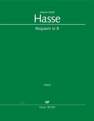 DL: J.A. Hasse: Requiem in B B-Dur (Part.)