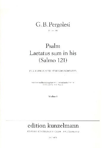 G.B. Pergolesi: Psalm Laetatus sum in his