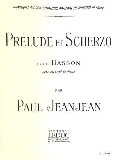 P. Jeanjean: Prelude Et Scherzo, FagKlav (Bu)
