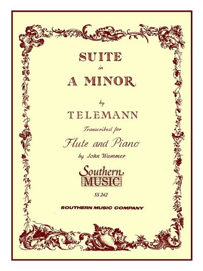 G.P. Telemann: Suite in A Minor, FlKlav (KlavpaSt)