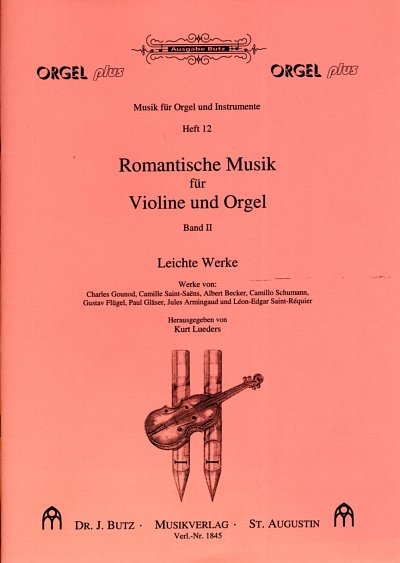 K. Lueders: Romantische Musik für Violine un, VlOrg (OrpaSt)