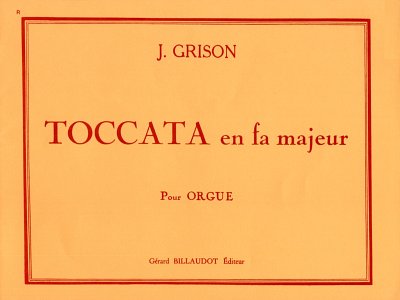 J. Grison: Toccata en fa majeur, Org