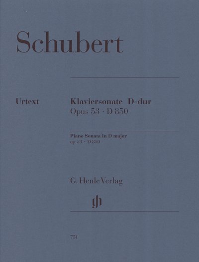F. Schubert y otros.: Klaviersonate D-Dur op. 53 D 850