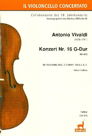A. Vivaldi: Konzert G-Dur Nr.16 RV413 (Part.)