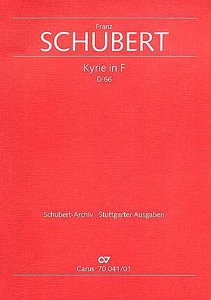 F. Schubert: Kyrie in F D 66 / Partitur