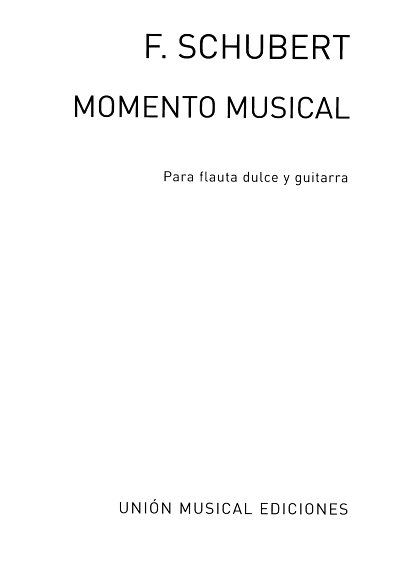 Momento Musical Op.94 No.3, FlGit (Bu)