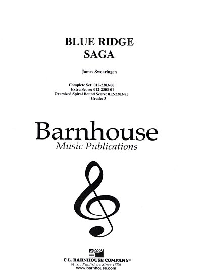 AQ: S. JAMES: Blue Ridge Saga, Blasorchester (Harmo (B-Ware)