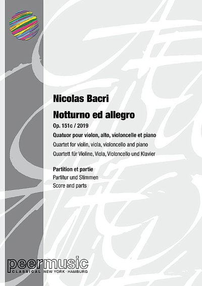 N. Bacri: Notturno ed allegro op. 151c, VlVlaVcKlav (Pa+St)