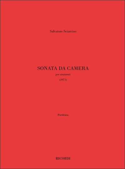 Sonata Da Camera (Part.)