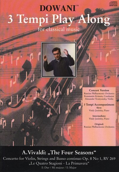 A. Vivaldi: Concerto for Violin, Strings and Bas, Viol (+CD)