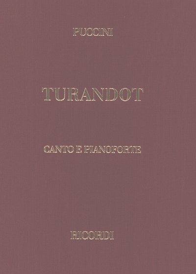 G. Puccini: Turandot, GsGchOrch (KA)