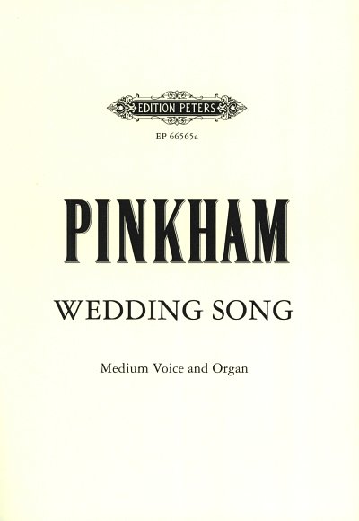 D. Pinkham: Wedding Song