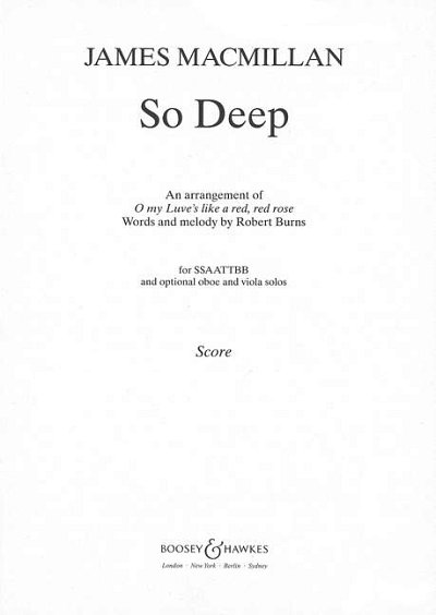 J. MacMillan: So Deep (Chpa)