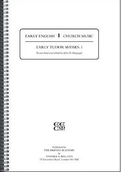 J. Bergsagel: Early Tudor Masses 1, Gch (Chb)