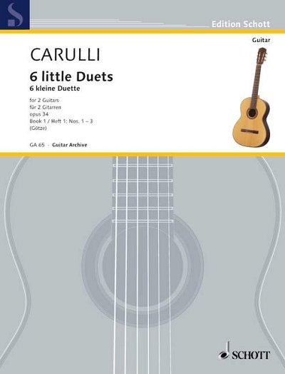 DL: F. Carulli: Sechs kleine Duette, 2Git (Sppa)