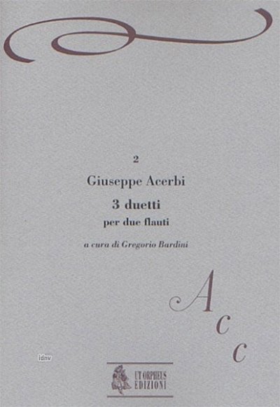 A. Giuseppe: 3 Duets, 2Fl (Pa+St)