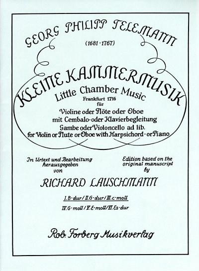 G.P. Telemann: Kleine Kammermusik (Bu)