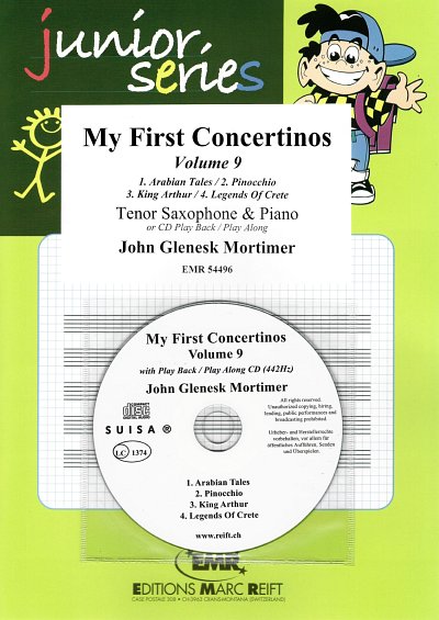 J.G. Mortimer: My First Concertinos Volume 9, TsaxKlv (+CD)