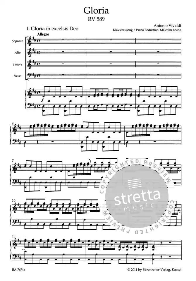 A. Vivaldi: Gloria RV 589, 3GesGchOrBc (KA) (1)