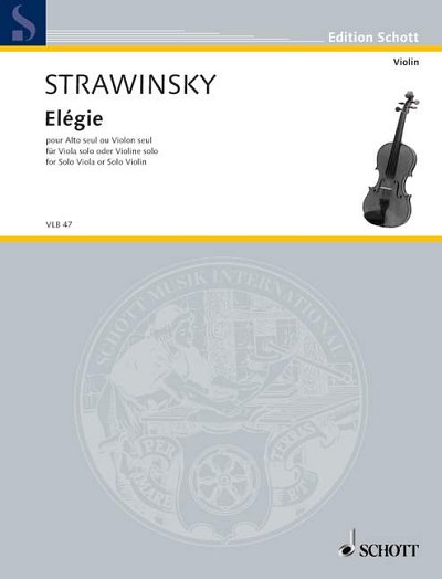 I. Strawinsky: Elegy