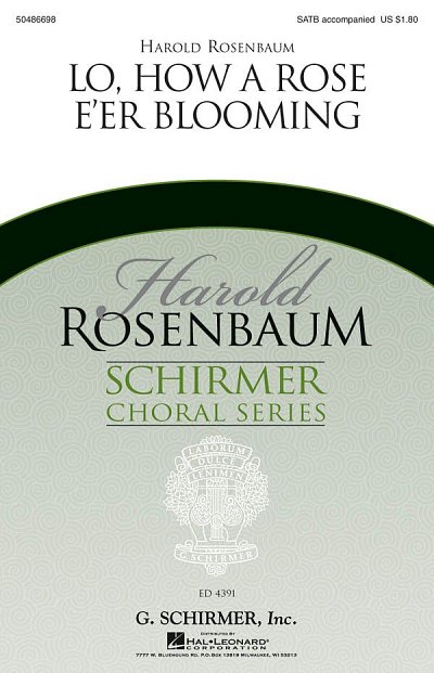 H. Rosenbaum: Lo, How a Rose E'er Blooming, GchKlav (Chpa)