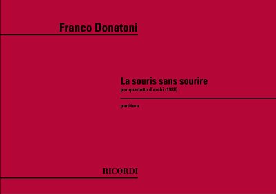 F. Donatoni: Souris Sans Sourire, 2VlVaVc (Part.)