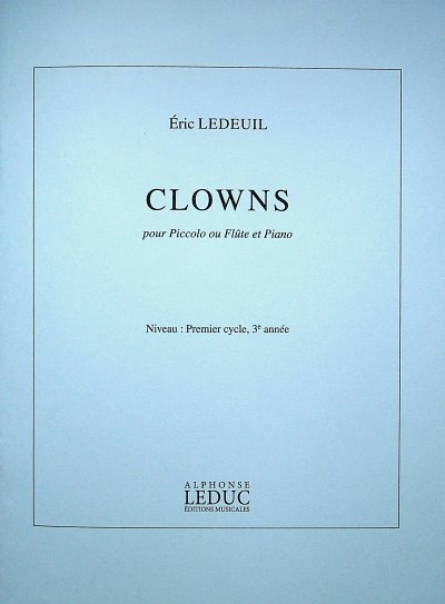 E. Ledeuil: Clowns, FlKlav (KlavpaSt)
