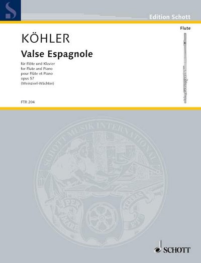 DL: E. Köhler: Valse Espagnole, FlKlav