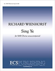 R. Wienhorst: Sing Ye