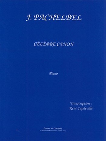 J. Pachelbel: Célèbre canon, Klav